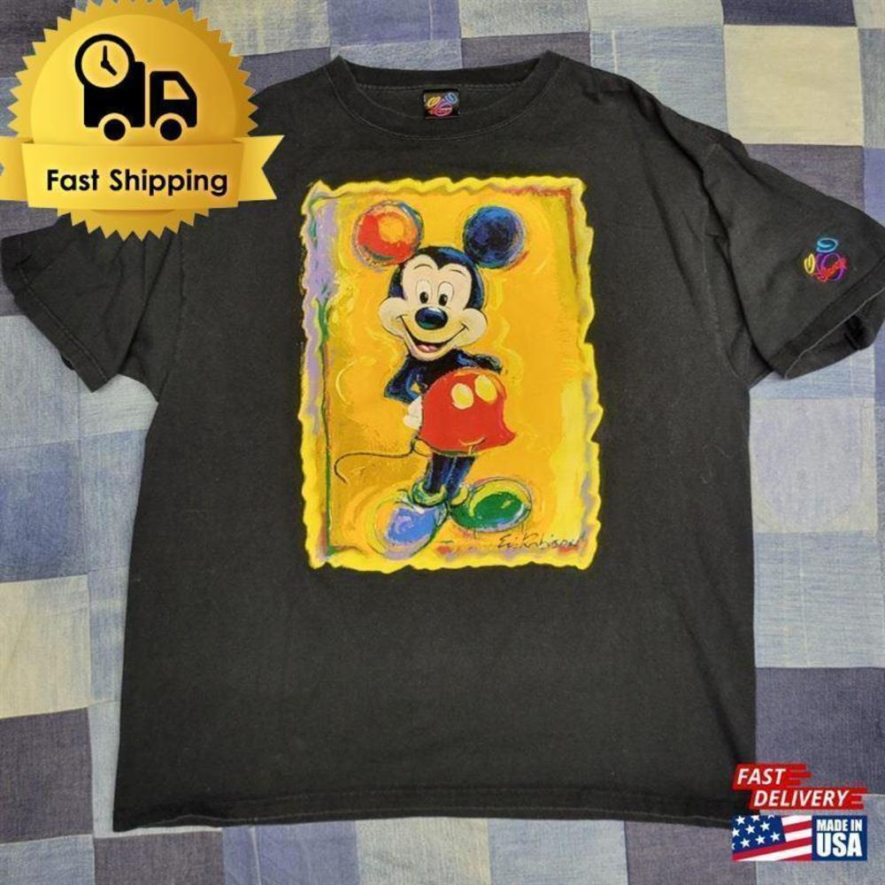 Retro 90s Mickey Mouse Disney Art Eric Fan Classic Retro T-Shirt